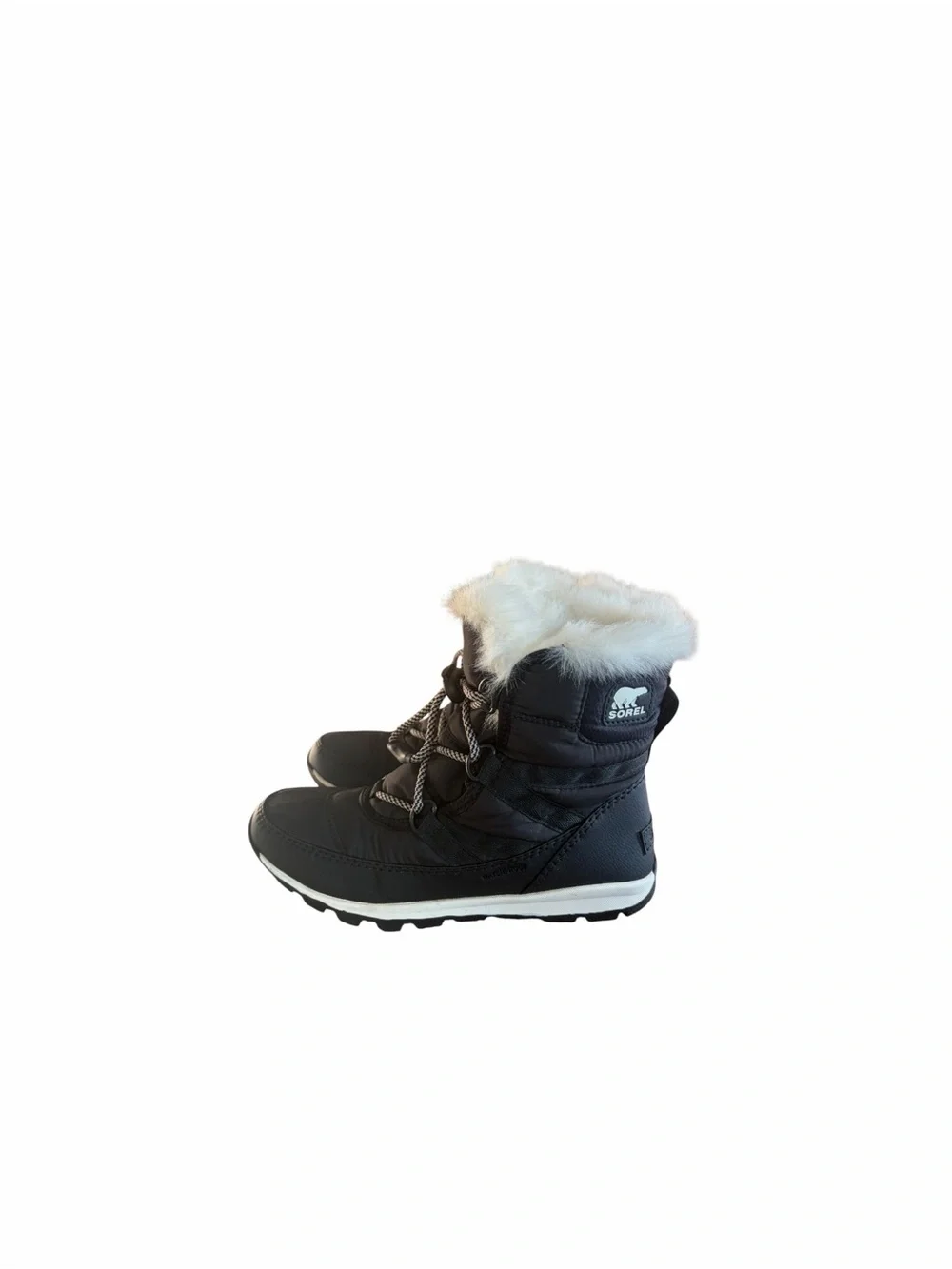 Sorel Girls Whitney Short Lace Waterproof Winter Boots